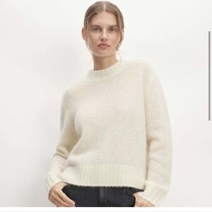 Everlane The Alpaca Cropped Crewneck Sweater